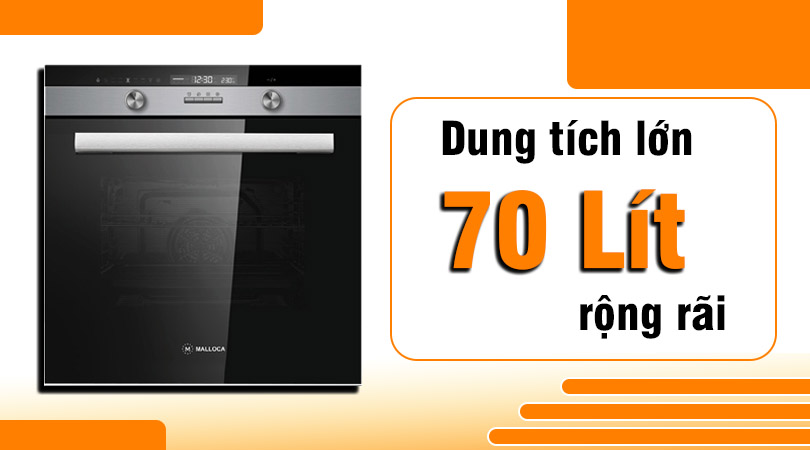 Lò nướng Malloca MOV-659S dung tích lớn